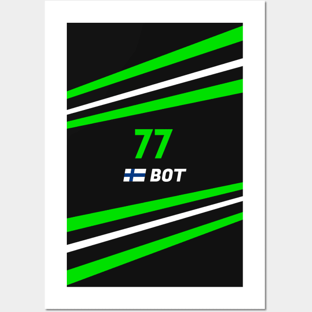 F1 2024 - #77 Bottas Wall Art by sednoid